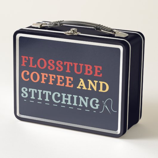 Flosstube Coffee En Stikken - Kruisstekenares (Voorkant)