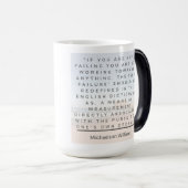 FloState Design and Quote van Michaelson Williams Magische Mok (Voorkant rechts)