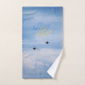 FloState Design "ME"-Man Eruditely Sky Bad Handdoek (Handdoek)