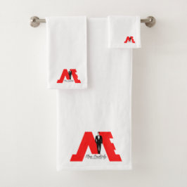 FloState Design "ME" Man Eruditely Towel Set Bad Handdoek