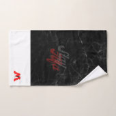 FloState Design "ME"-Man — gewoon Alfa blk Bad Handdoek (Handdoek)