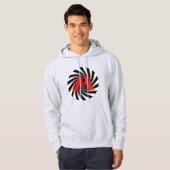 FloState Design "ME"-Man, normaal midden wervelkol Hoodie (Voorkant volledig)