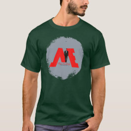 FloState Design "ME"-Man, zuiver rood, grijs2 T-shirt