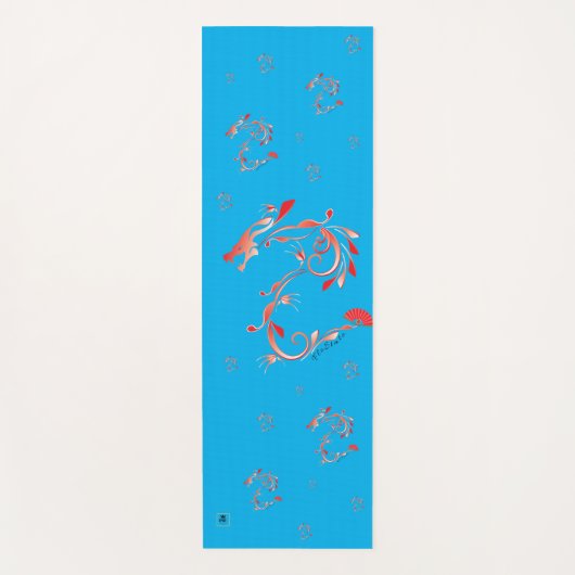 FloState Design Red Dragon Yoga en Fitness Mat (Voorkant)