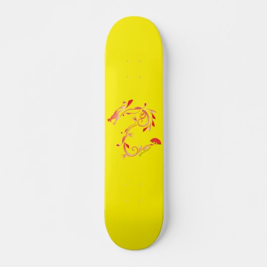 FloState Dragon Skateboard Deck (Voorkant)