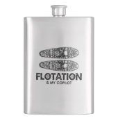 Flotation is mijn kopilot Snowschoenen Flacon (Voorkant)