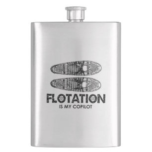Flotation is mijn kopilot Snowschoenen Flacon