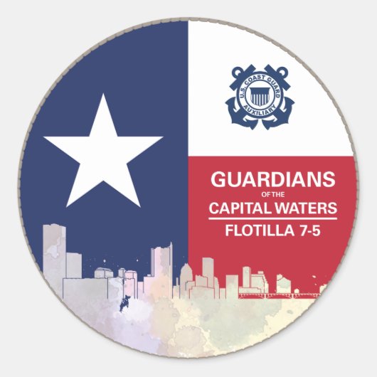 Flotilla 75 Patch Sticker (Voorkant)
