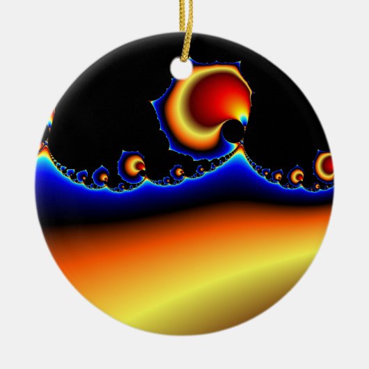 Flotsam Goodega - Fractal Keramisch Ornament (Voorkant)