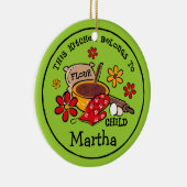 Flour Child Personalized Ornament (Rechts)