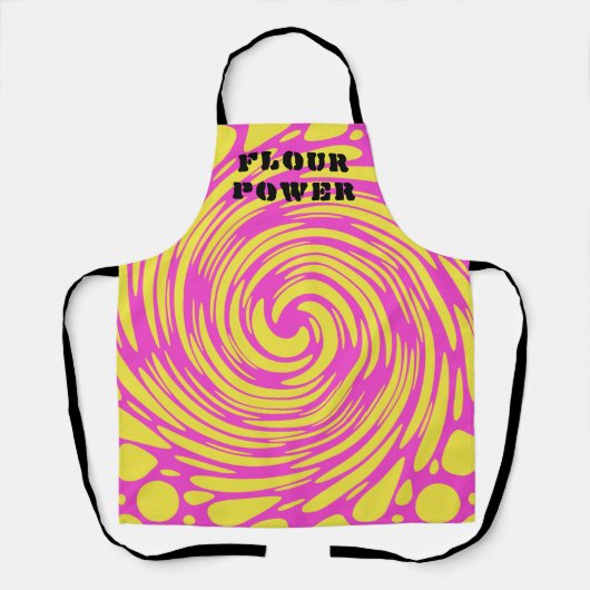 Flour Power Psychedelic Pink Yellow Schort (Voorkant)