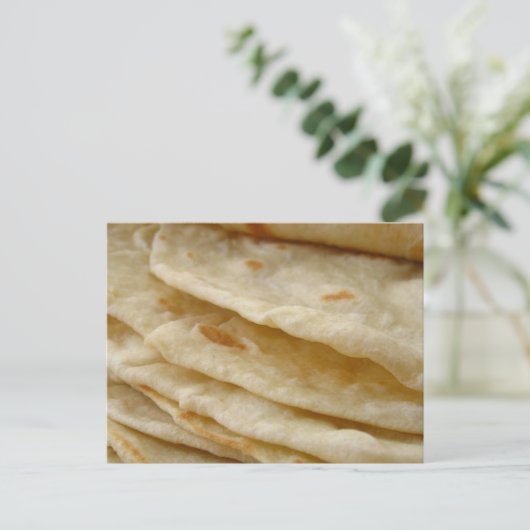 Flour Tortillas Briefkaart (Staand voorkant)