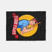 Flour Wer - Funny Baking & Pastry Baker - Baki Fleece Deken (Voorkant (Horizontaal))