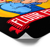 Flour Wer - Funny Baking &amp; Pastry Baker - Baki Poster (Hoek)