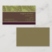 Floure Olive Chic-visitekaartje Visitekaartje (Voorkant / Achterkant)