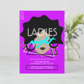 Flourescent Night Club-promotiemateriaal Kaart (Staand voorkant)