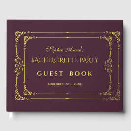 Flourish Art Deco Casino Meisjesuitgaven Gastenboek