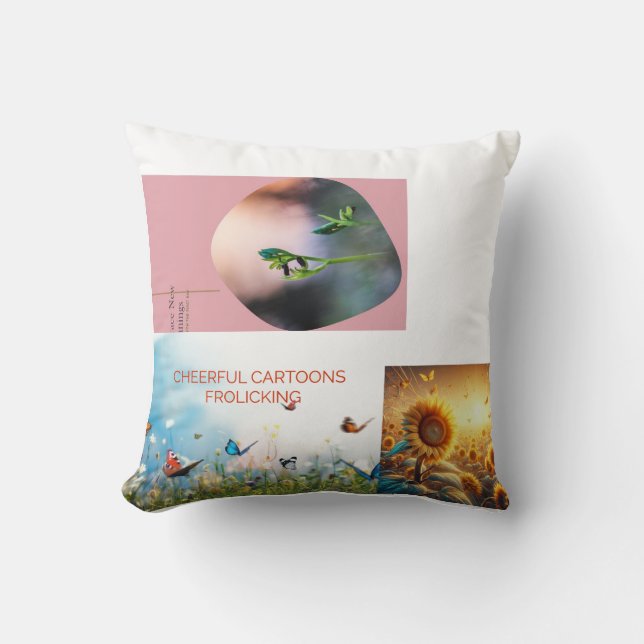 Flourish & Comfort: het ultieme kussen Hoesje (Voorkant)