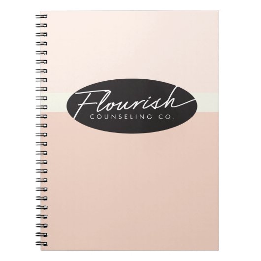 Flourish counseling Co. Spiral Photo Notebook Notitieboek (Voorkant)