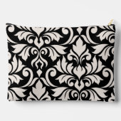 Flourish Damask Art I 2Way Zwart + Crème Etui (Achterkant)