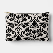 Flourish Damask Art I Zwart op Crème Etui (Voorkant)