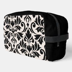 Flourish Damask Art I Zwart op Crème Toilettasje