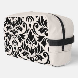 Flourish Damask Art I Zwart op Crème Toilettasje