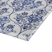 Flourish Damask Pattern - blauw Snijplank (Hoek)