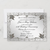 Flourish Diamond 60e huwelijksjubileum uitnodiging (Achterkant)