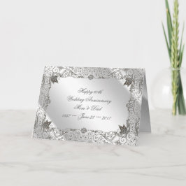 Flourish Diamond 60th Anniversary Wenskaart Kaart