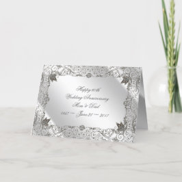 Flourish Diamond 60th Anniversary Wenskaart Kaart