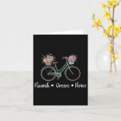 Flourish Dream Thrive Floral Bike Subtle 8647 Trum Kaart (Gele Bloem)