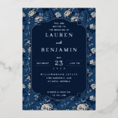 Flourish & Fête Wedding Folie Uitnodiging (Voorkant)