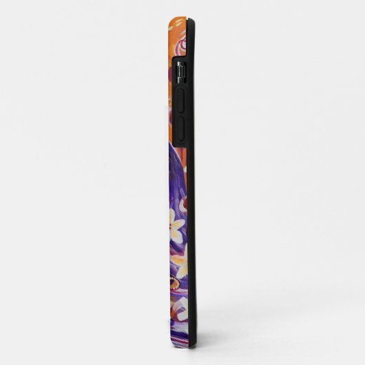 Flourish Floral Peacock Case-Mate iPhone Case (Achterkant/links)