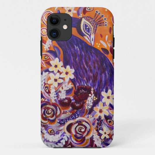 Flourish Floral Peacock Case-Mate iPhone Case (Achterkant)