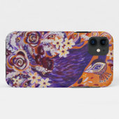 Flourish Floral Peacock Case-Mate iPhone Case (Achterkant (horizontaal))