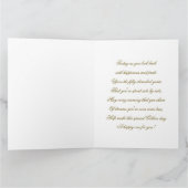 Flourish Gold White, 50e Jubileum, 8,5x11 Kaart (Binnen)