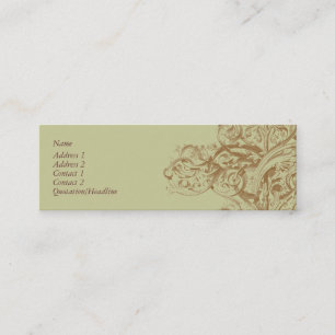Flourish Profile Card Mini Visitekaartje
