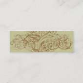 Flourish Profile Card Mini Visitekaartje (Achterkant)