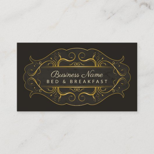 Flourish Signage Bed and Breakfast B&B Visitekaartje (Voorkant)