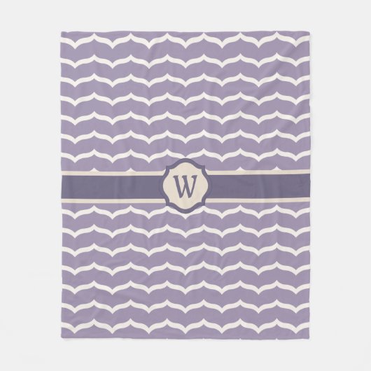 Flourned Zigzag Fleece Blanket Deken (Voorkant)