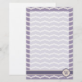 Flourned Zigzag Stationery Briefpapier (Voorkant / Achterkant)