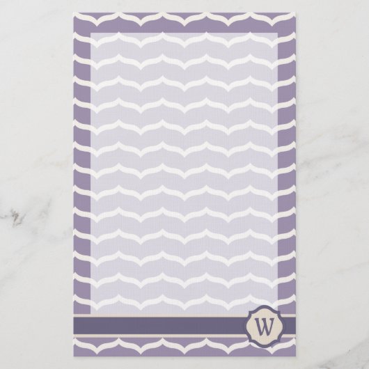 Flourned Zigzag Stationery Briefpapier (Voorkant)