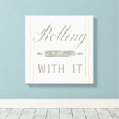 Floursack Kitchen V Canvas Afdruk (Insitu (Houten vloer))