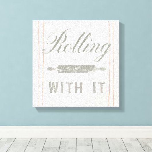 Floursack Kitchen V Canvas Afdruk (Insitu (Houten vloer))