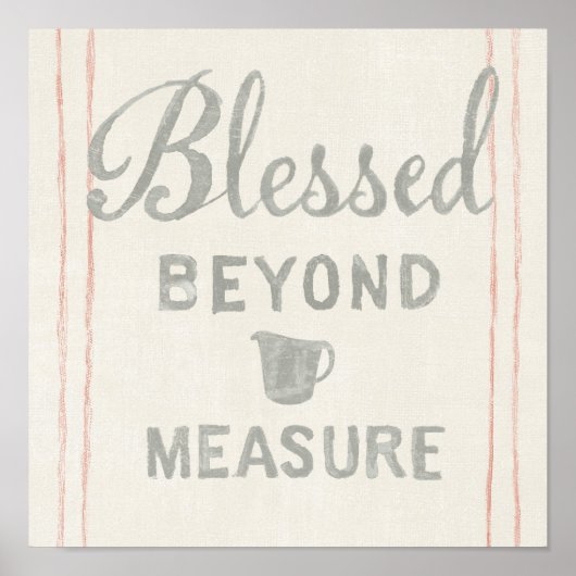 Floursack Kitchen VI Poster (Voorkant)