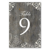 flourse zwendel lace - bruiloft in houten land kaart (Voorkant)