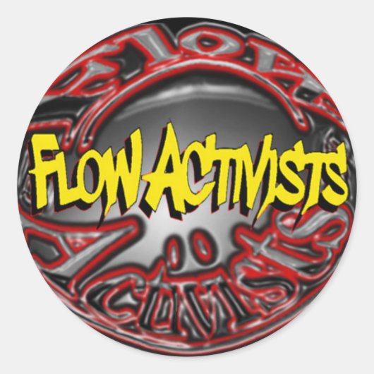 Flow Activists Sticker (Voorkant)