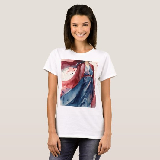 Flow als rok met deze mode t-shirt (Voorkant volledig)
