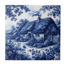 Flow Blue Stijl Engels Landhuis Rozen